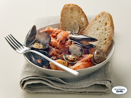 Photo:  Cacciucco alla livornese,fish soup from livorno